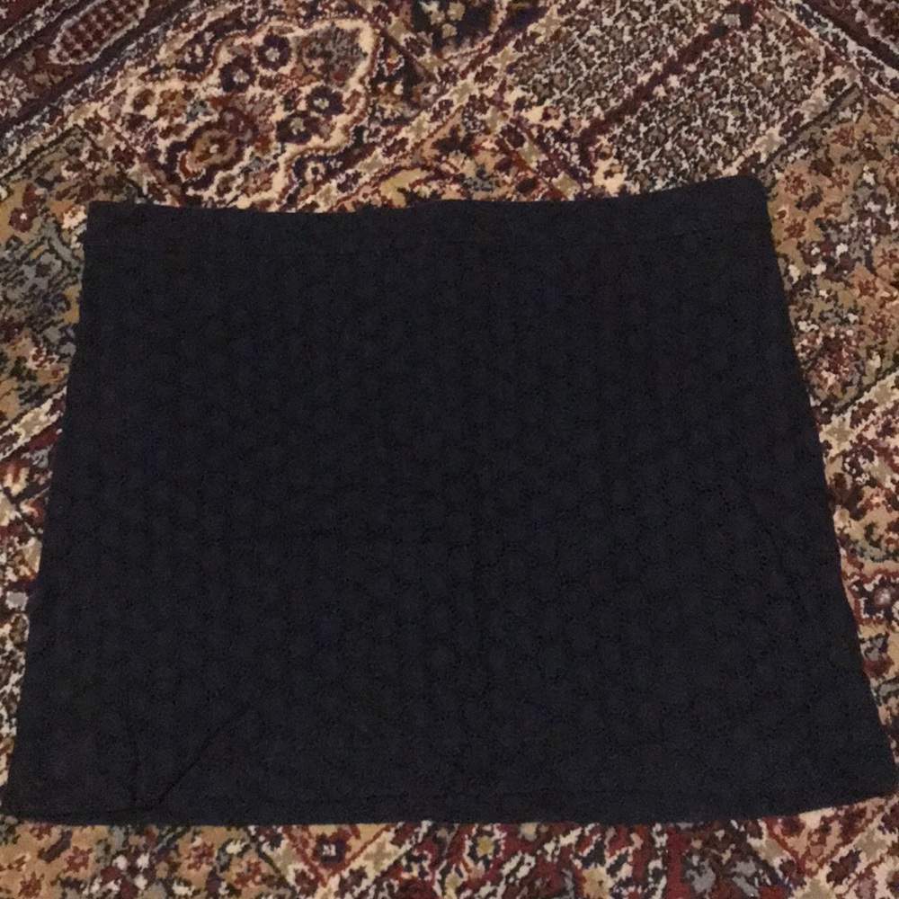 Gap Mini Skirt | Navy Blue Eyelet